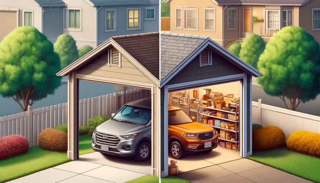carport vs garage