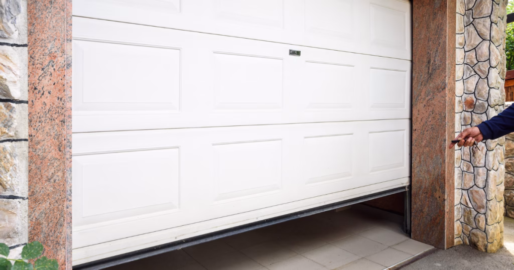 Garage door only opens when I hold the button