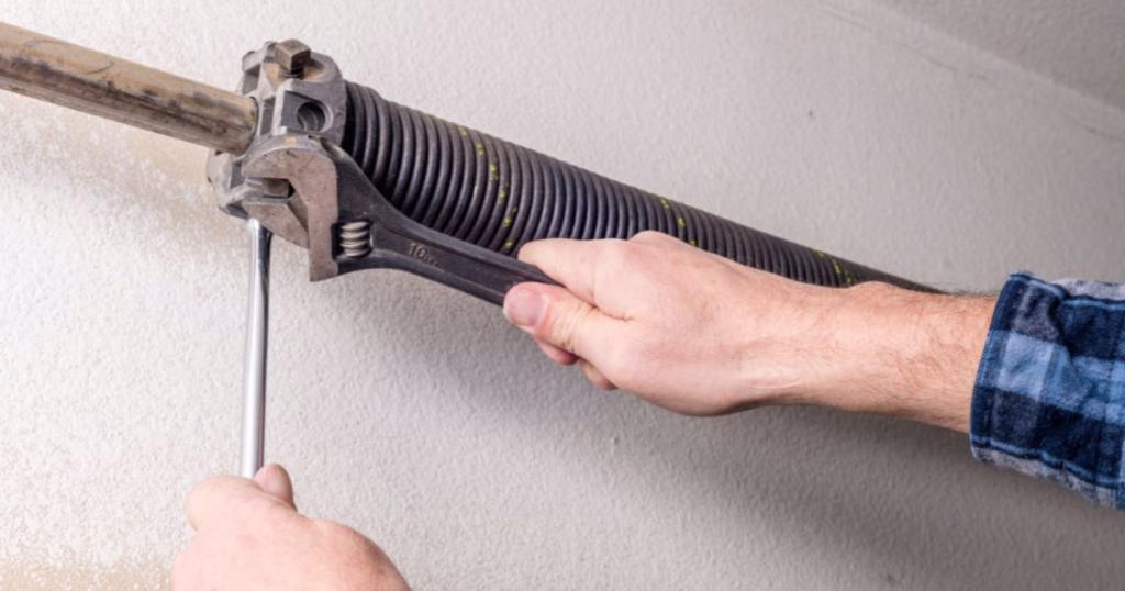 how to change garage door springs