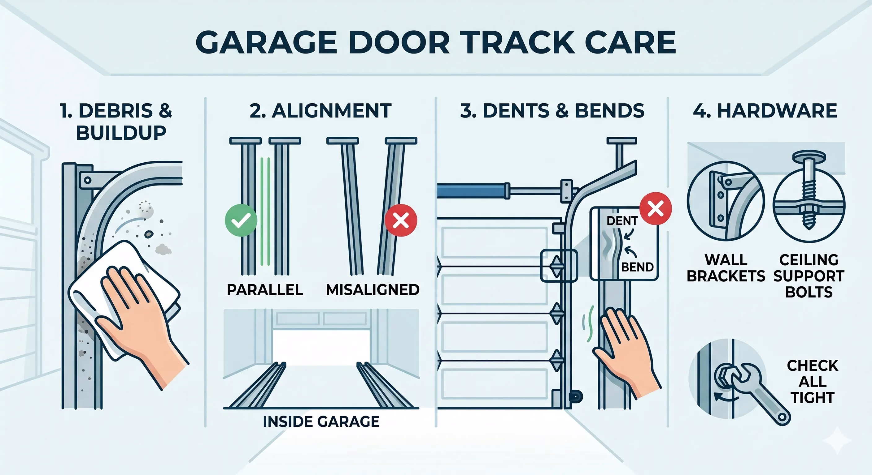 How to Inspect and Care for the Tracks
