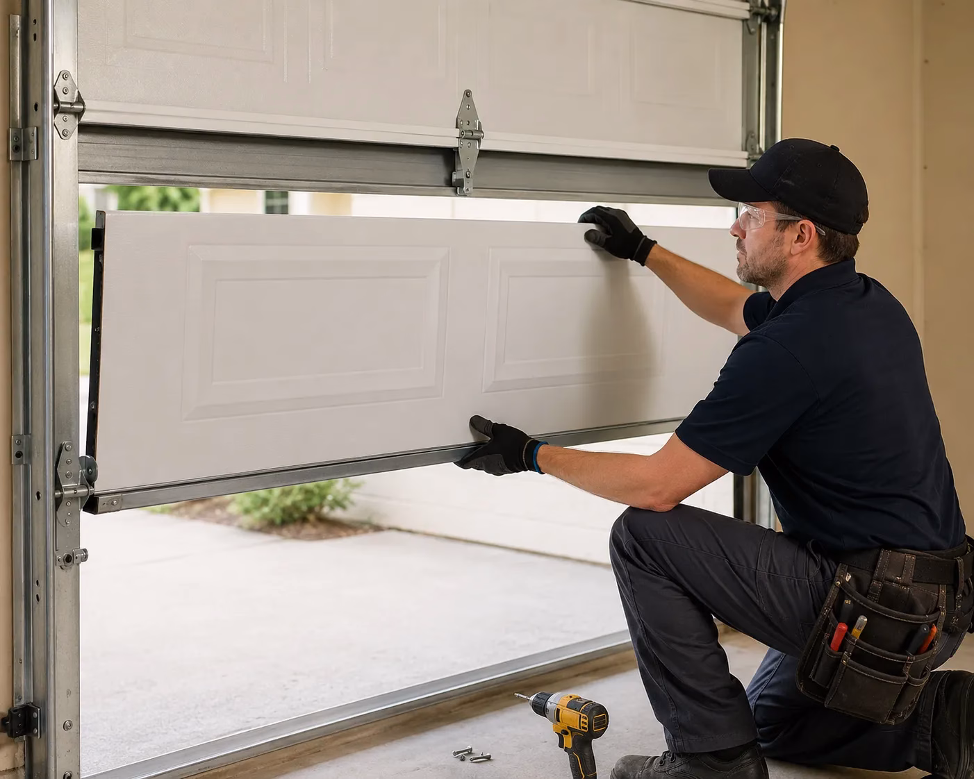 Getting Your Garage Door Panel Looking and Working Right Again